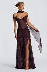 Ayla Scarf - Plum